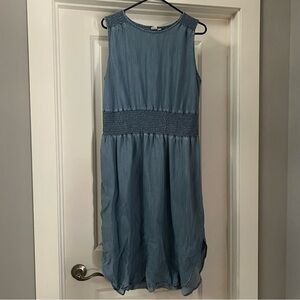 Gap Blue Chambray Sleeveless Dress XL
